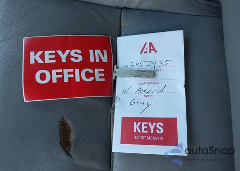 2010 Honda Accord 3.5 Ex-L из США, поврежденный, VIN 1HGCP3F86AA023657